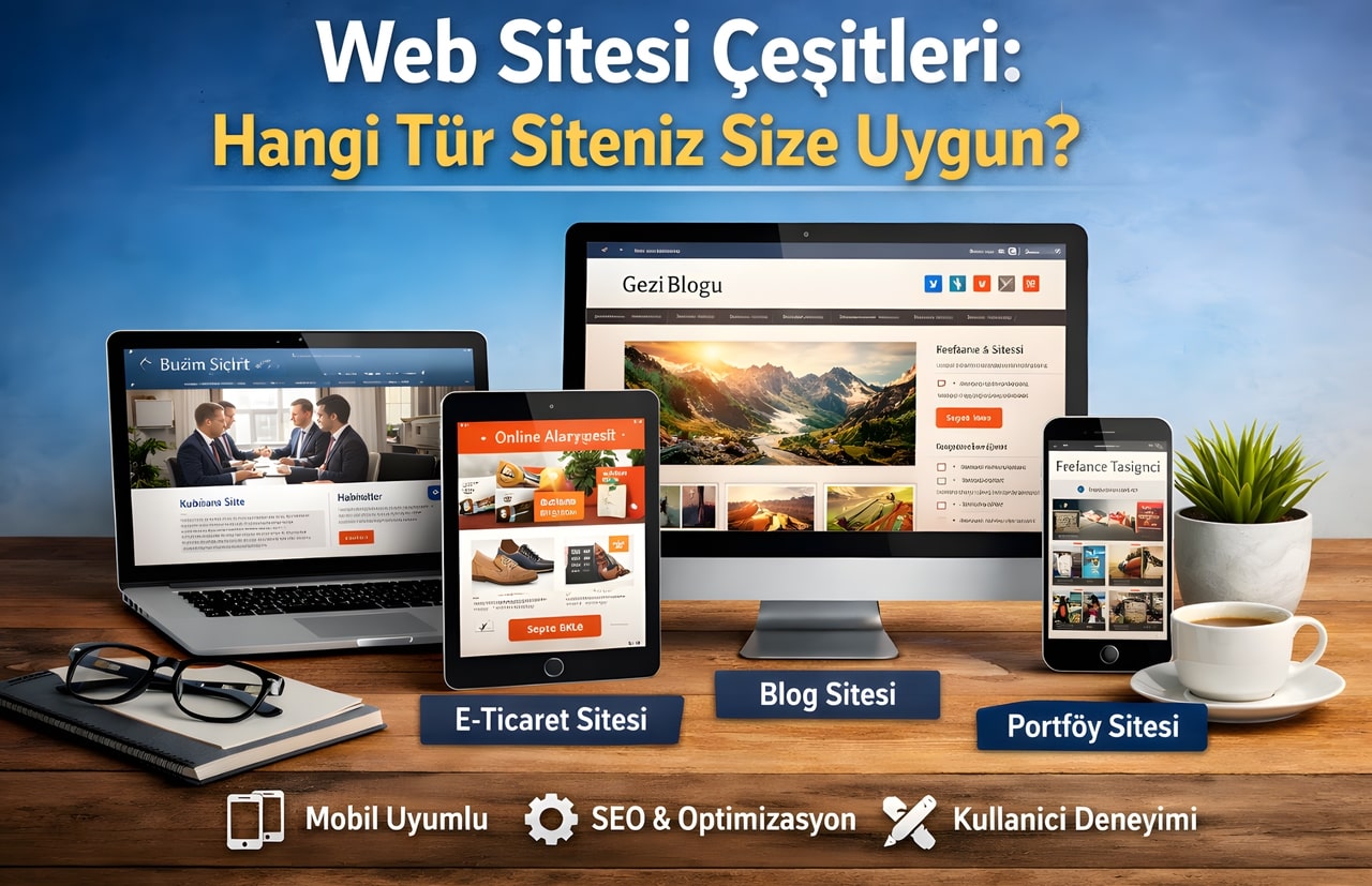 Web Sitesi Çeşitleri Hangi Tür Siteniz Size Uygun